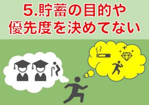 お金　貯まらない人　特徴
